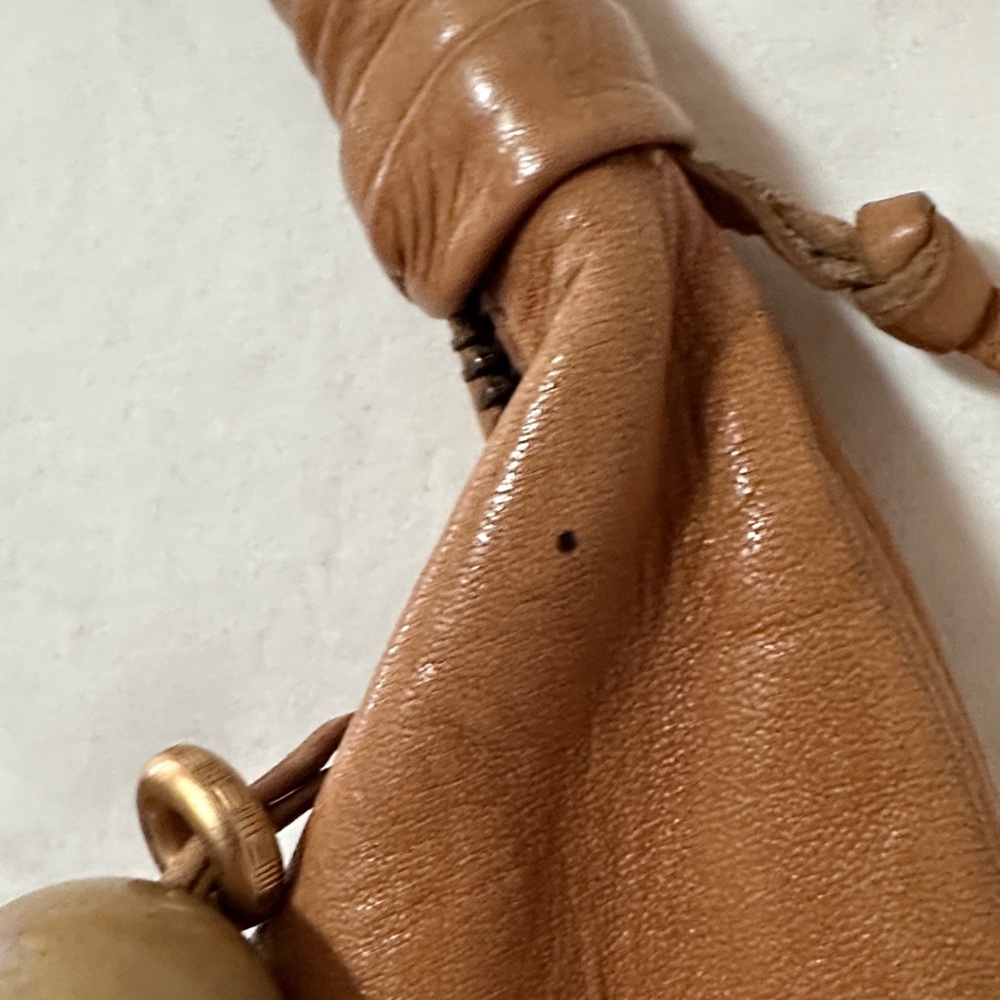 Sigrid Olsen Cognac Brown Leather Hobo with Tassel Accent - Picture 14 of 16